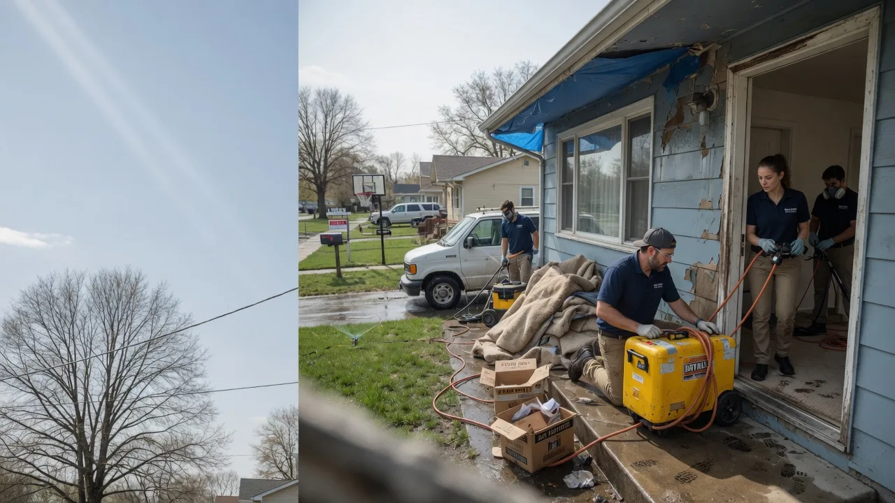 Basement Flood Cleanup in Hitchcock, OK near me